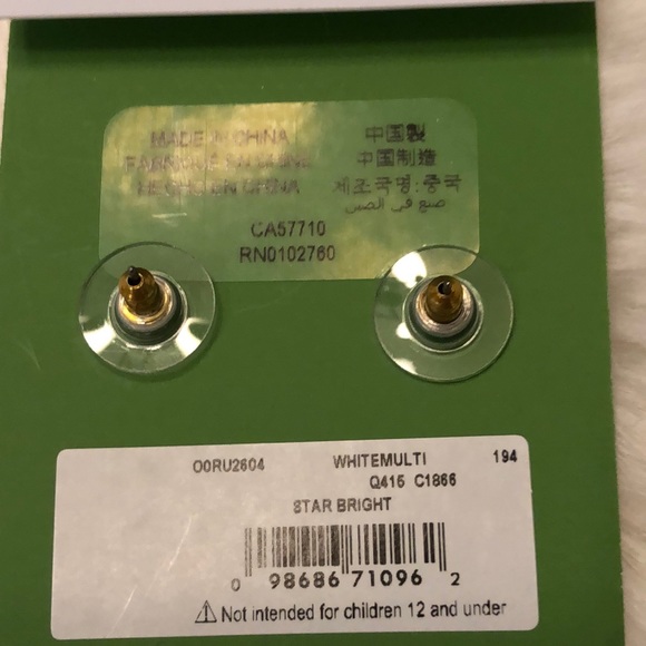 Kate Spade Star Bright Owl Earrings NWT - Picture 4 of 4